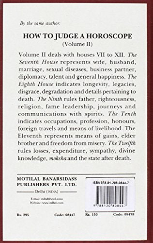 How to Judge a Horoscope: I to VI Houses - Vol.1 - Retail Maharaj