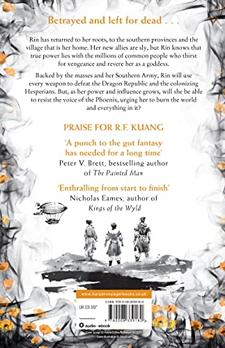 The Burning God: The award-winning epic fantasy trilogy that combines the history of China with a gripping world of gods and monsters: Book 3 (The Poppy War) - Retail Maharaj