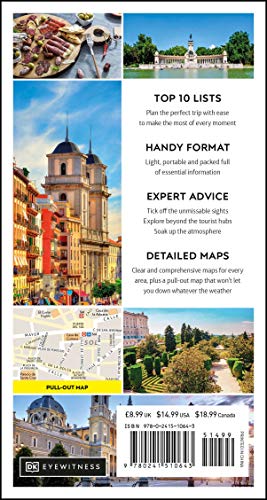 DK Eyewitness Top 10 Madrid (Pocket Travel Guide) - Retail Maharaj