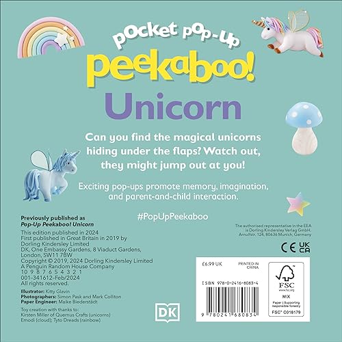 Pocket Pop-Up Peekaboo! Unicorn - Retail Maharaj