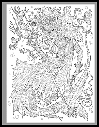 Dark Art Gothica: A Horror Coloring Book