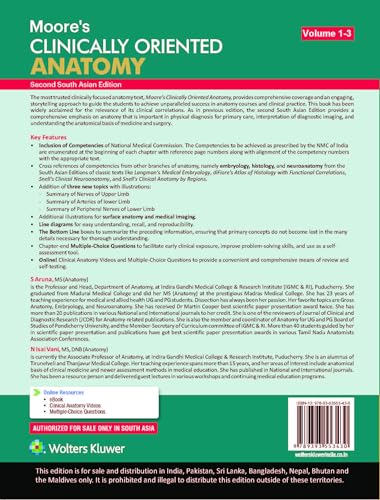 Moore’s Clinically Oriented Anatomy, Vol 3, 2nd South Asian ed