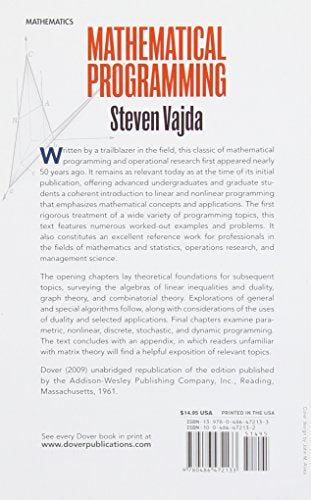 MATHEMATICAL PROGRAMMING