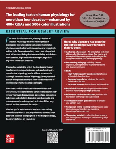 GANONG’S REVIEW OF MEDICAL PHYSIOLOGY