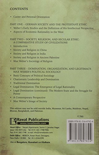 MAX WEBER: An Intellectual Portrait , HB - Retail Maharaj