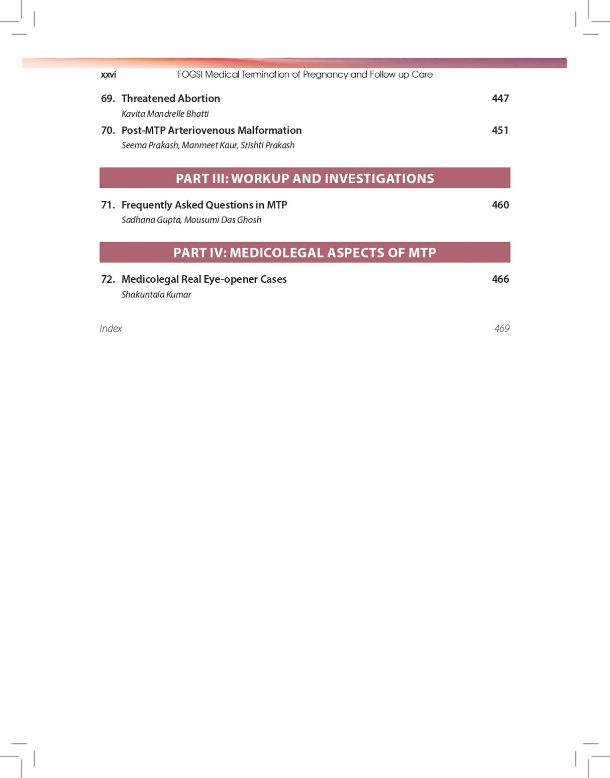 FOGSI | Medical Termination of Pregnancy and Follow Up Care -2025