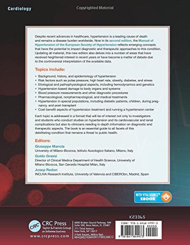 Manual Of Hypertension Of The European Society Of Hypertension
