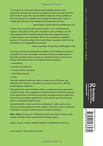 Analyzing Public Policy (Routledge Textbooks in Policy Studies) - Retail Maharaj