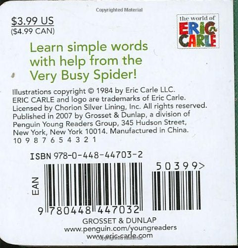 The Very Busy Spider's Favorite Words: A Mini-Board Book