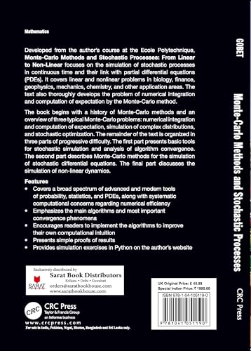 Monte-Carlo Methods and Stochastic Processes:From Linear to Non-Linear - Retail Maharaj