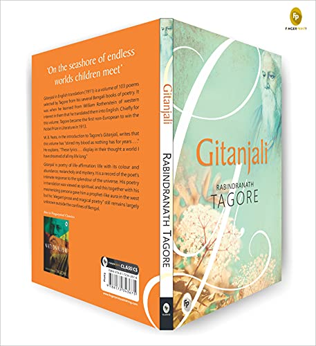 Gitanjali by Rabindranath Tagore - Literary Treasure of India | Bengali Literature | Spiritual Reflections | Universal Themes | Revered Poet | Explore Themes of Love and Devotion | Spirituality and Faith | | Perfect for Literature Lovers - Retail Maharaj