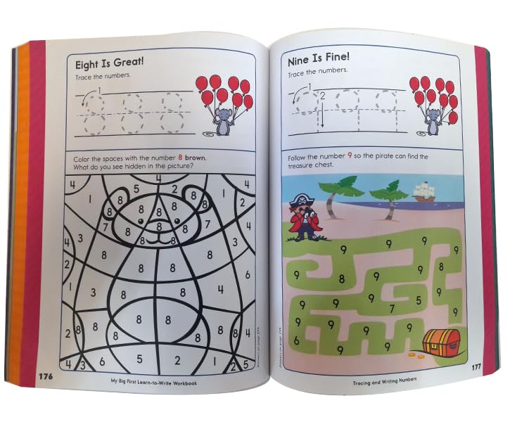 My Big First : Learn-To-Read Workbook - Practice Pen Control, Line Tracing, Letters and More! - Retail Maharaj