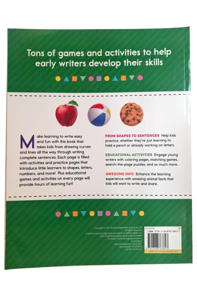 My Big First : Learn-To-Read Workbook - Practice Pen Control, Line Tracing, Letters and More! - Retail Maharaj