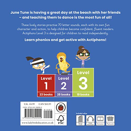 Actiphons Level 3 Book 19 June Tune: Learn phonics and get active with Actiphons! - Retail Maharaj
