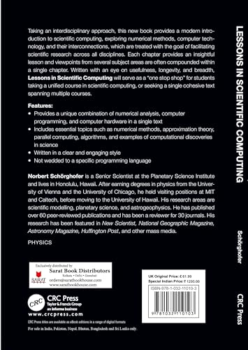 Lessons in Scientific Computing:Numerical Mathematics, Computer Technology, and Scientific Discovery - Retail Maharaj