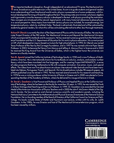 The Mechanical Universe: Introduction to Mechanics and Heat