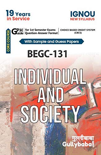 IGNOU BEGC-131 Individual And Society - Retail Maharaj
