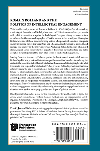 Romain Rolland and the Politics of the Intellectual Engagement - Retail Maharaj