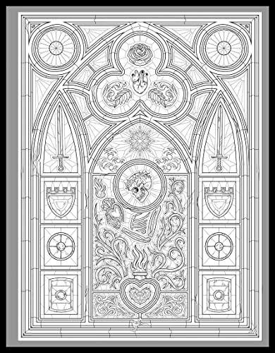 Dark Art Gothica: A Horror Coloring Book