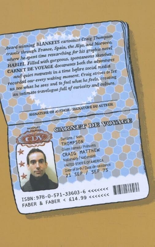 Carnet de Voyage: A Travel Diary by the author of Blankets, New edition