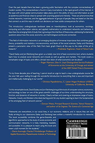 Networks, Crowds, and Markets: Reasoning about a Highly Connected World