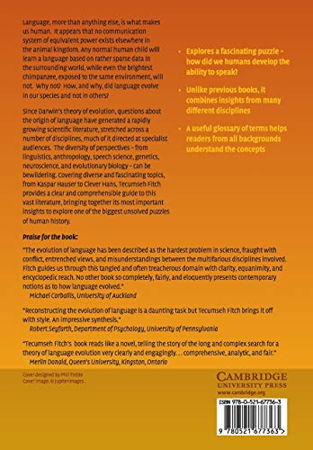 The Evolution of Language (Approaches to the Evolution of Language)