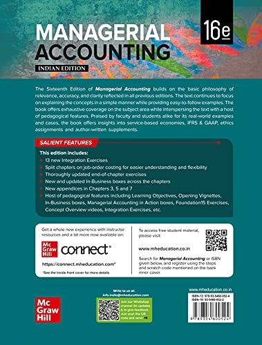 Managerial Accounting | 16th Edition - Retail Maharaj