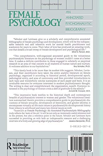 Female Psychology: An Annotated Psychoanalytic Bibliography - Retail Maharaj
