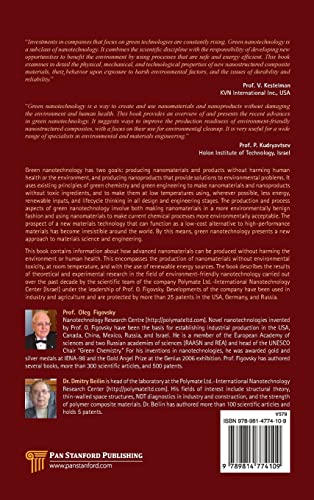 Green Nanotechnology - Retail Maharaj