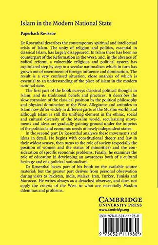 Islam in the Modern National State