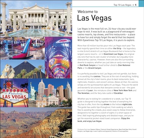 DK Eyewitness Top 10 Las Vegas (Pocket Travel Guide) - Retail Maharaj