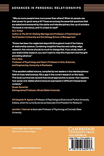 Power in Close Relationships (Advances in Personal Relationships) - Retail Maharaj