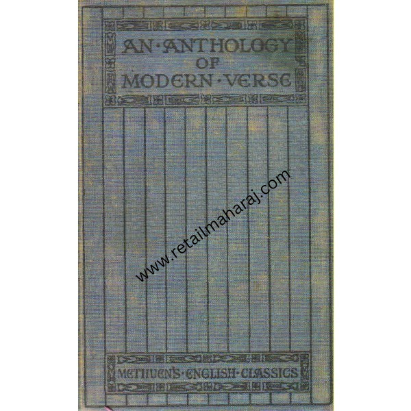 An Anthology of Modern Verse - Retail Maharaj