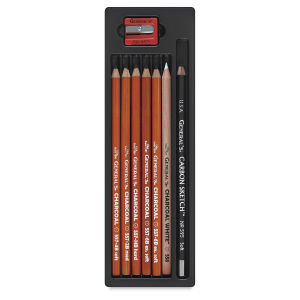 General’s Charcoal Pencil Set – Set of 8