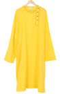 Embroidered Cotton Kurta – Yellow - Retail Maharaj