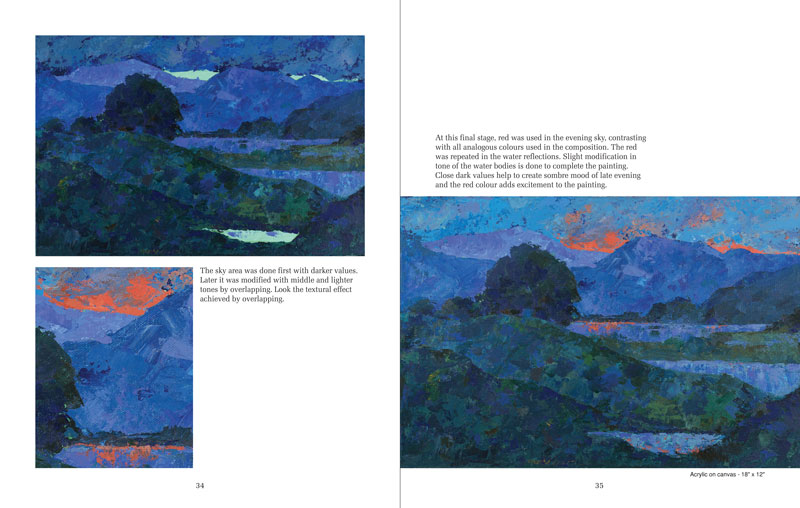 Acrylic Explorations Acrylic Painting Techniques Book by Rahul Deshpande - Retail Maharaj
