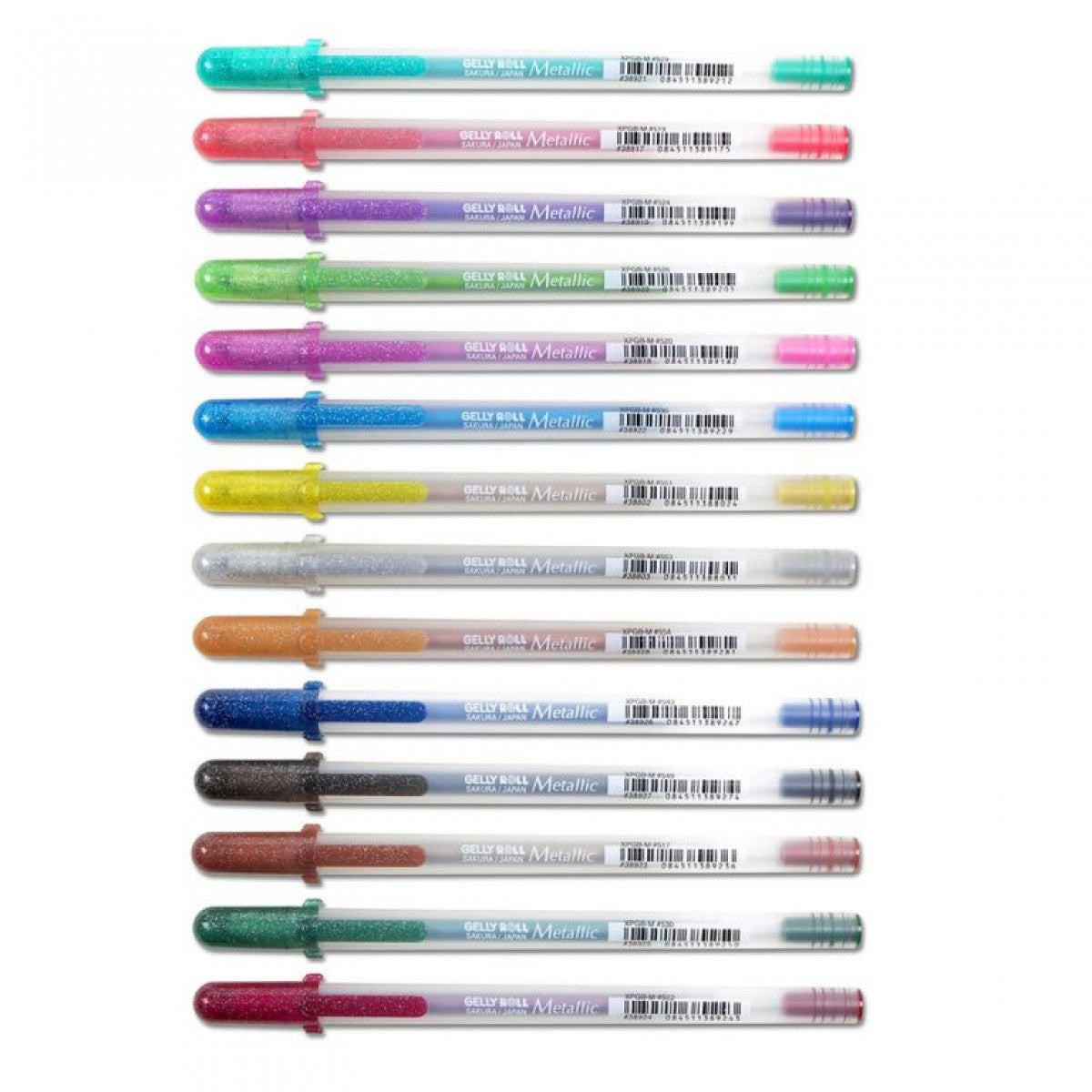 Sakura Gelly Roll Metallic Gel Pens Set of 12 Colors