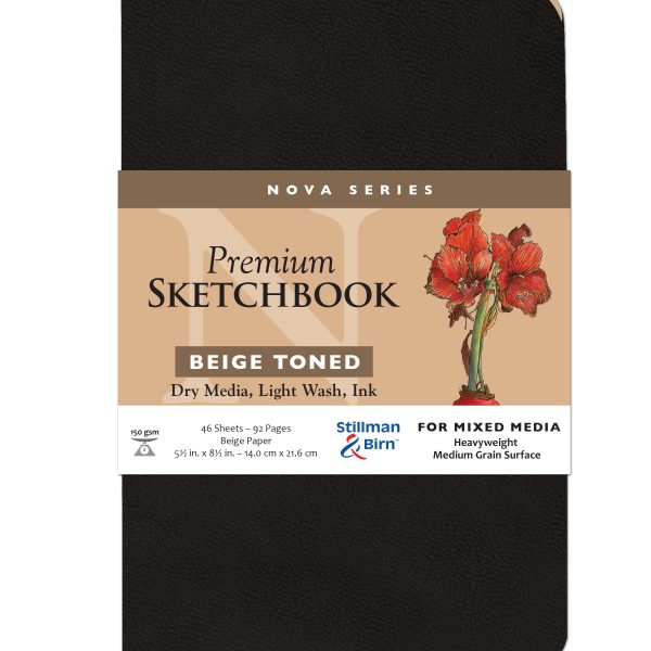 Stillman and Birn Nova Series Beige Sketchbook for Dry Media Ink and Light Wash