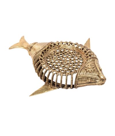 Dokra Soap Tray – Fish - Retail Maharaj