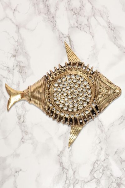 Dokra Soap Tray – Fish - Retail Maharaj