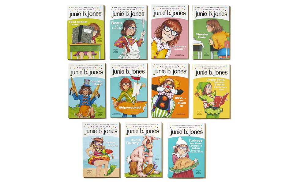 Junie B. Jones Complete First Grade Collection: Books 18-28 with paper dolls in boxed set: Books 18-28 in Boxed Set