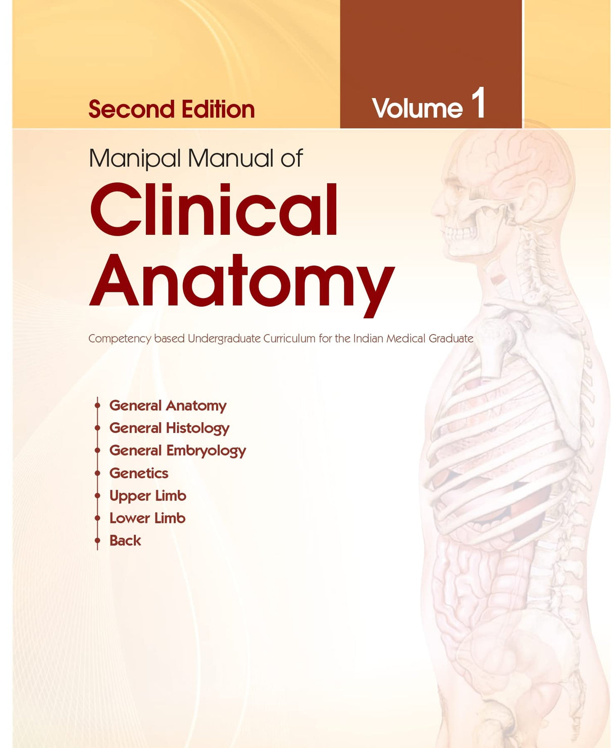 MANIPAL MANUAL OF CLINICAL ANATOMY 2ED VOL 1 (PB 2023)