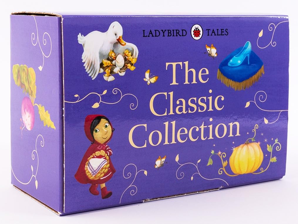 Ladybird Tales: The Classics Collection Tuck Box - A Set of 10 Classic Fairy Tales for Children (Cinderella, Pinocchio, Hansel and Gretel, Little Red Riding Hood & More) - Retail Maharaj