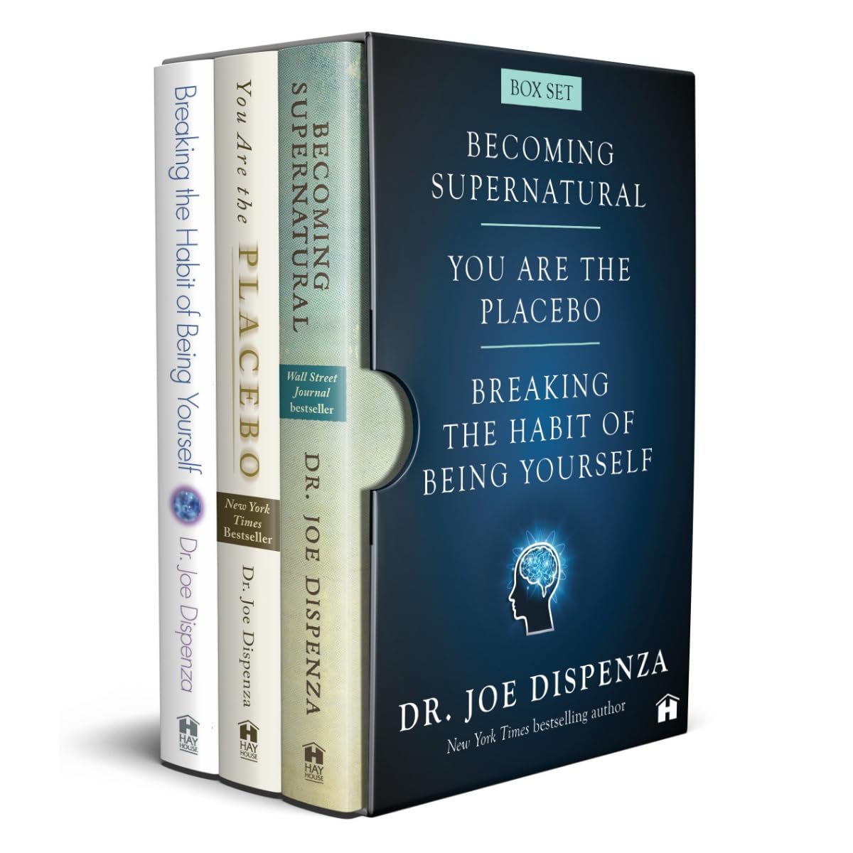 Dr. Joe Dispenza Box Set: Becoming Supernatural, You Are the Placebo, Breaking the Habit of Being Yourself - Retail Maharaj