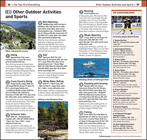 DK Eyewitness Top 10 New England (Pocket Travel Guide) - Retail Maharaj