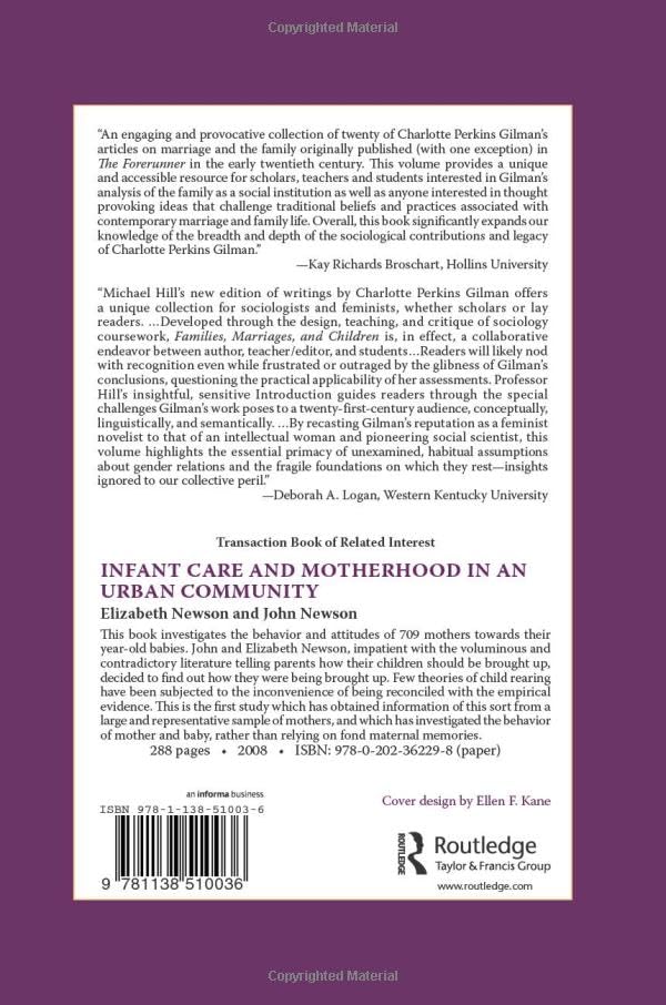 Families, Marriages, and Children: Charlotte Perkins Gilman - Retail Maharaj