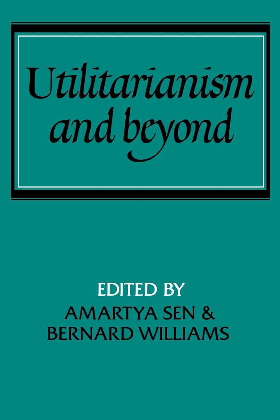 Utilitarianism and Beyond (Msh)