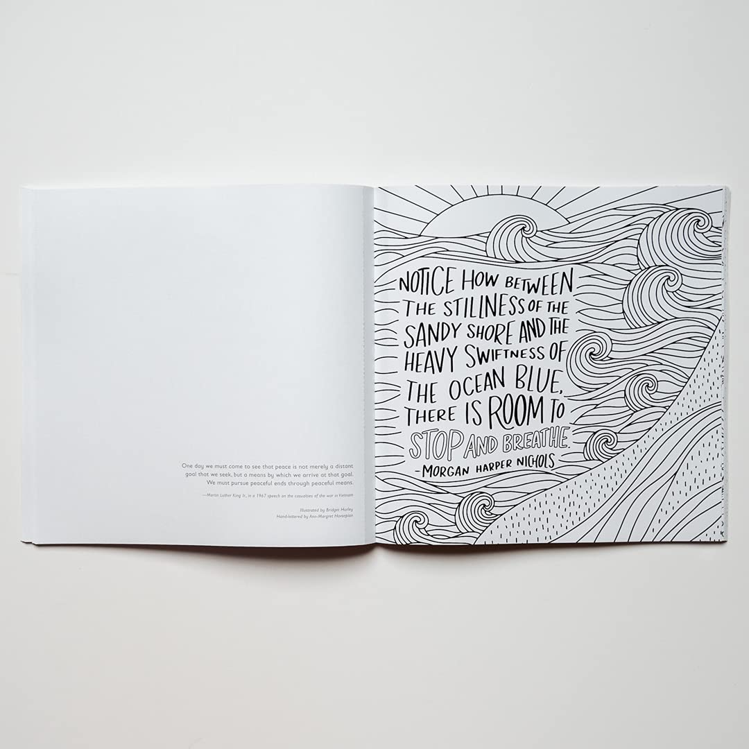Peace, Be Still: A Coloring Book for Rediscovering Rest and Serenity