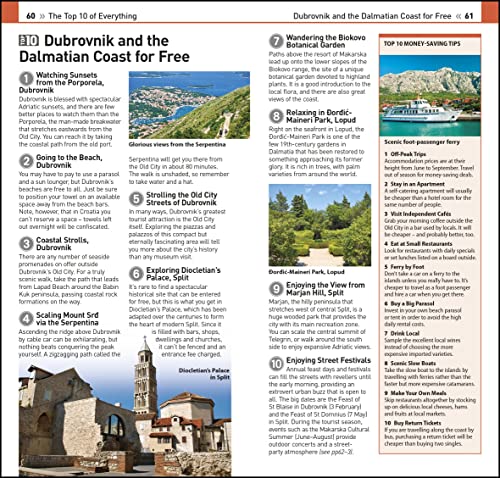 DK Eyewitness Top 10 Dubrovnik and the Dalmatian Coast (Pocket Travel Guide) - Retail Maharaj