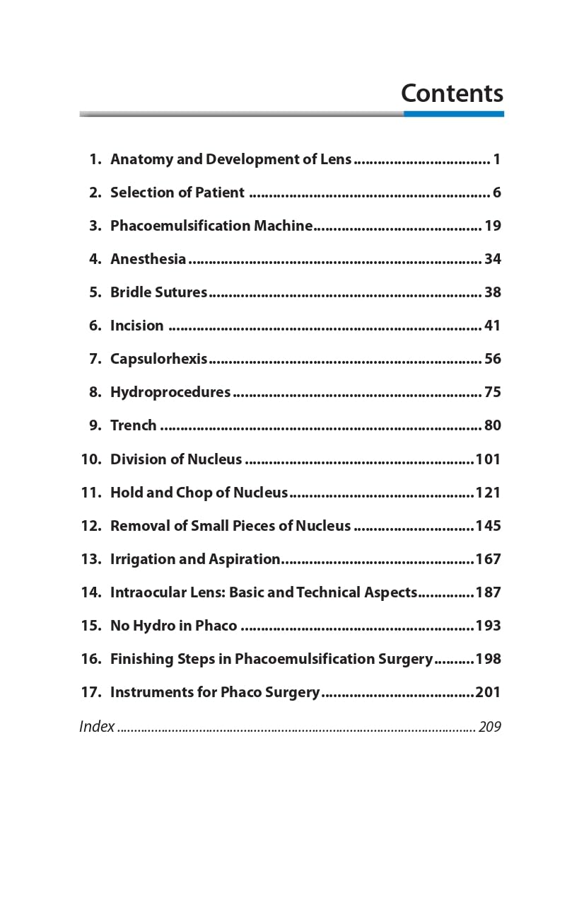 SIMPLIFIED PHACOEMULSIFICATION